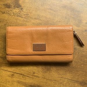 Fossil Light Brown Leather Women’s Wallet